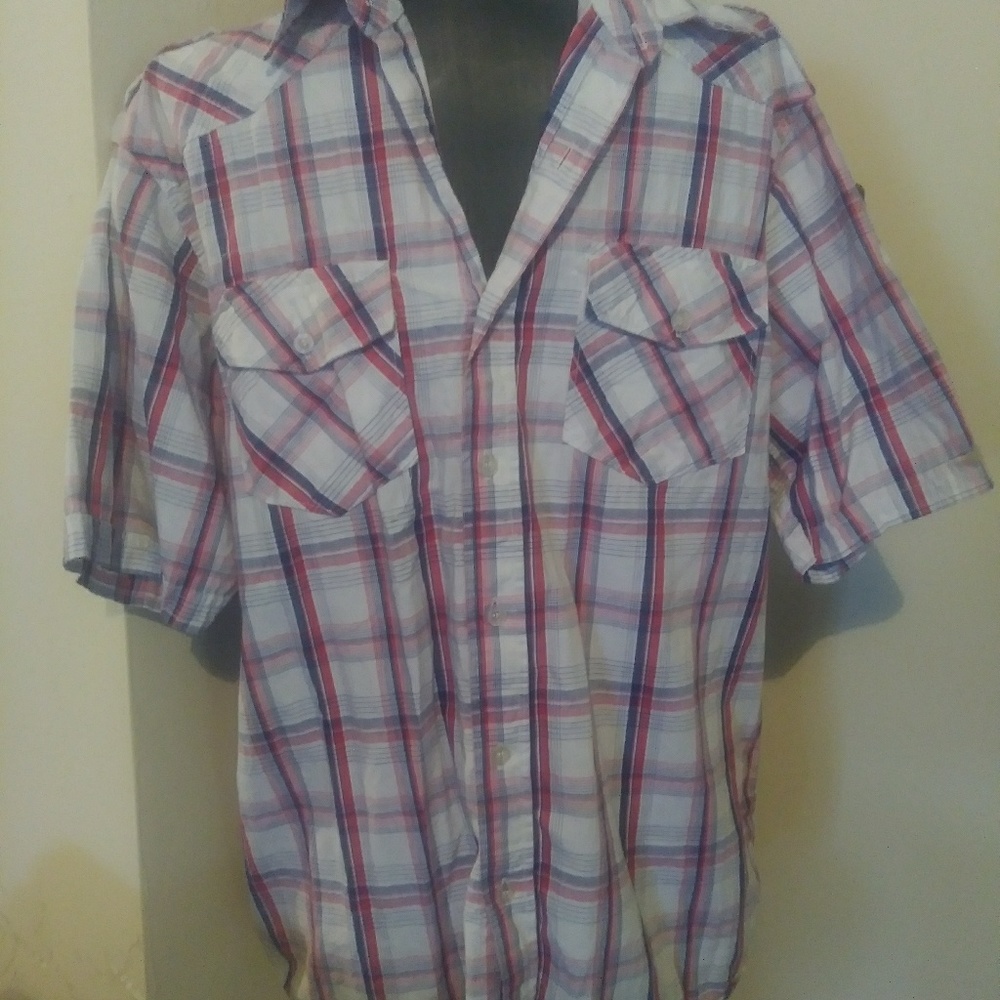 Mens Carbon Black button down